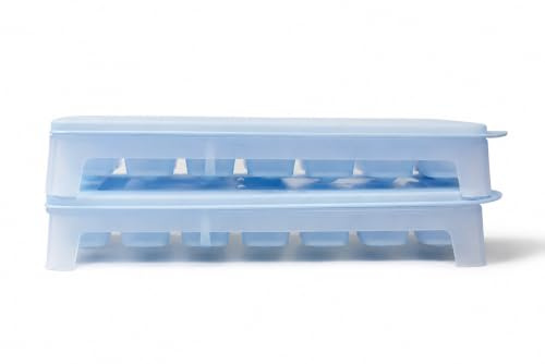 TUPPERWARE Gefrier-Behälter Eiswürfler (2) himmelsblau-weiß G29 Eiswürfelwunder