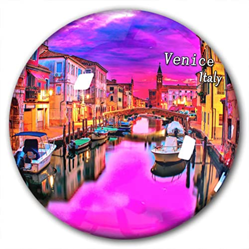 Kühlschrankmagnet, italienische Venedig, dekorativer Magnet, Reise-Souvenir, Kristallglas