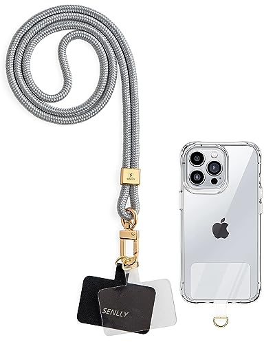 SENLLY Universal Handykette mit Ultradünne Patch, Originellem Minimalistisch Design Handy Hals Umhängeband