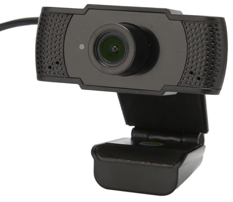 Cyrank Cámara Web, Cámara De Computadora USB2.0 1080p HD con Micrófono Plgu Y Cámara De Transmisión Play para Grabación De Video, Conferencias De Llamadas