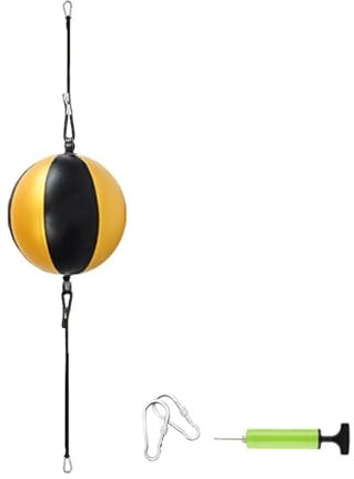 Ieron Set für Doppelendball Boxball Speedball Reflexball MMA Speed Bag Puning Dodge Training mit Ringverriegelung