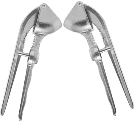 ABOOFAN 2 Pièces Lot De Presse-ails Manuels Presse Ail Alliage Aluminium Outil De Cuisine Pour Presser Ail
