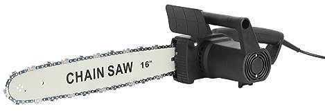 2600W Powerful Electric Chainsaw with 16-Inch (40 cm) Bar, 220V Motor, Household Handheld Saw Chain, Quiet Lightweight Corded Chainsaw UK Delivery