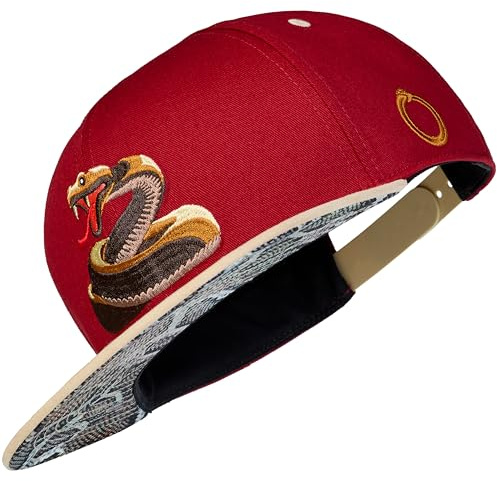 Cadency Snapback Caps Herren, Baseball Kappe, Basecap gerader Schirm, Premium Qualität, 100% Baumwolle, Langlebig, Einheitsgröße, Damen, Unisex