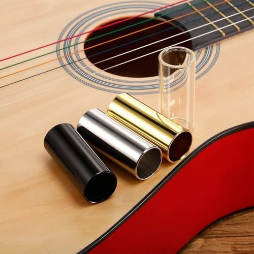 ABS Clear Guitar Slide Bar for Smooth Playing Experience with Guitar, Banjo, Ukulele (Transparent)