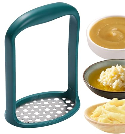 Passapatate | Tritaglio con Impugnatura Ergonomica Antiscivolo - Utensile Da Cucina Schiacciapatate - Per Casa, Ristorante, Cucina Domestica, Preparazione Pasti, Verdure, Preparazione Di Avocado