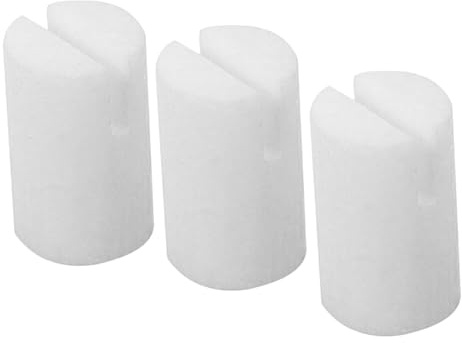 Milisten Piezas en Bruto de Cejuela de Hueso de Buey para Banjo de 5 Cuerdas 3 Unidades para Uso Diario y Sonido Completo