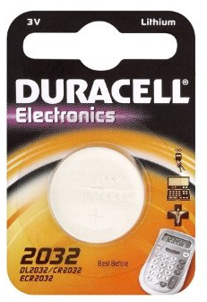 Duracell 2032 CR2032 DL2032 Lot de 2 Piles Bouton au Lithium