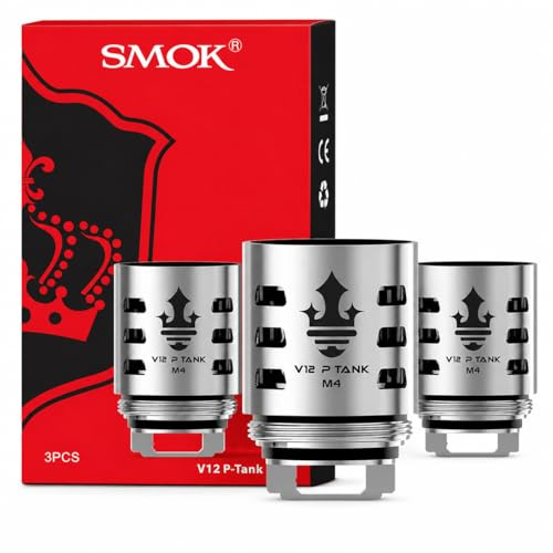 Smok Resistencias TFV12 Prince M4, 3 unidades por paquete, sin nicotina