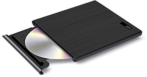 HIOD USB 3.0 Esterno unità Ottica Vassoio Stile unità CD/Dvd +/- RW Bruciatore Nero