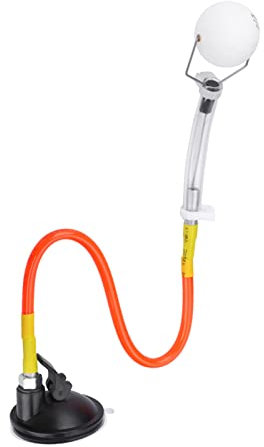 Keenso Tischtennis-Trainer, Ball-Trainer Roboter mit Saugkraft, PVC-Material, 6,5 cm Durchmesser, 47 cm Höhe, 1 Set, 1 Stück