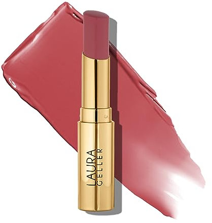 LAURA GELLER NEW YORK Jelly Balm Moisturizing Tinted Lip Balm - Figger than Life - Hydrating Vitamin E - Semi-Shine Finish