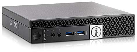 Dell Optiplex 7040 Micro USFF Intel Quad Core i5 - Disco duro SSD de 16 GB de memoria para Windows 10 Pro Business Desktop Mini PC (reacondicionado), color negro - antracita