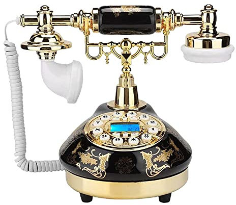 Rotante Telefoni antichi Antique Retro Telefono retrò Moda Vintage Antico Telefono Cellulare Fisso per Amici o Famiglie casa Telefono