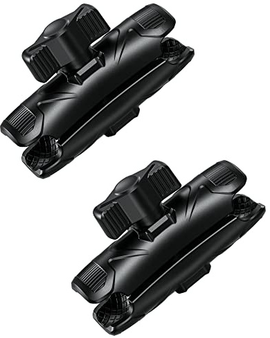 BRCOVAN 2St, Hochfester Verbundstoff Doppelsockelarm (Mittlerer Arm) Kompatibel mit RAM Mounts B Größe 1 Zoll Kugel Komponente und Fahrrad Motorrad Handyhalter mit 1'' Kugel Adapter