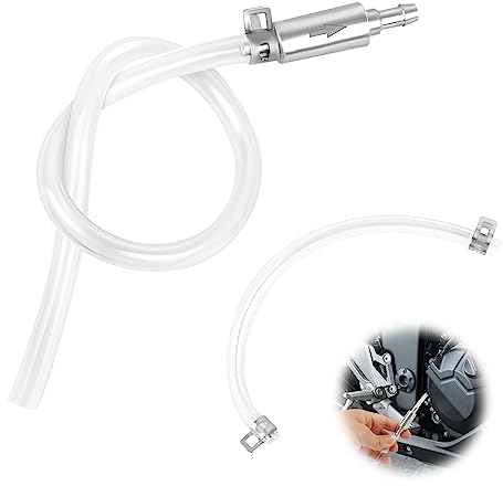 YAKLEE Purge de Frein de Moto Tuyau de Purge d'embrayage Purge de Frein Hydraulique Flexible Purge de Tube de Valve Unidirectionnel Outil de Purge de Tube de Clapet pour Moto