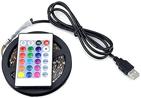 ulapithi Led Strip Lights - RGB Light Strip with Remote - Color Changing Light, Easy Installation Led Backlight TV Lights for Bedroom