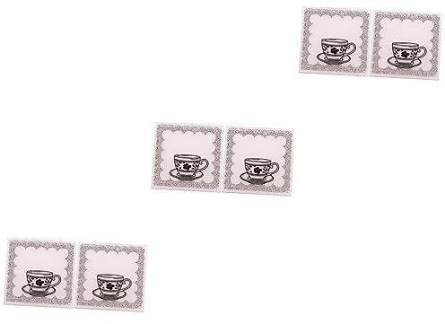 NUOBESTY 6stücke Cup Shape Prägeschablonen Kunststoff Vorlagen Für Album Und Scrapbooking Bump Embossing Dies Für Kreative Papiergestaltung Und Dekoration