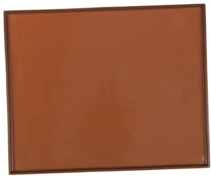 GRIRIW Silicone Pet Food Mat wasserdichte rutschfeste Futtermatte Lebensmittelechtem Für Hunde Und Katzen Leicht Zu Reinigen Kaffee Farbe Für Fütterung Zu Hause