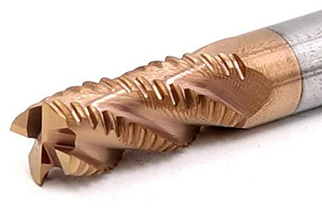 MNUPL 1 STÜCKE 4 Flöte Schrupp Schaftfräser 4mm 6mm 8mm CNC Bearbeitungswerkzeug Drehmaschine Edelstahl Fräser Flache Rauheit Schaftfräser(4FCU-6X15X6X50L)
