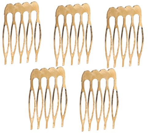 5stücke Teiliges Metall Haarkämme Für Frauen Kleine Kämme Für Feines Haar Dekorative Haaraccessoires Für Hochsteckfrisuren Und Besondere Anlässe