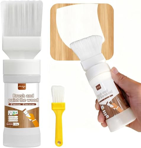 Anirun,White Paint, Touch-Up Paint for Furniture, Cabinets, Wood, Metal No Sanding, Fast Drying, Water Based Multi Surface, 6.35 oz