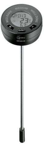 Sunartis Digitales Bratenthermometer mit vorprogrammierten Fleischsorten und Garstufen-Auswahl