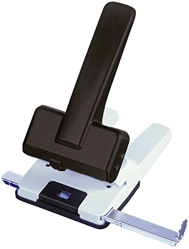 Büroring Registraturlocher schwarz-grau mit Anschlagschiene