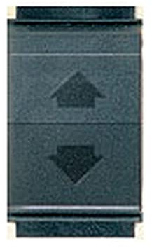 MARLANVIL Commutatore Saliscendi Compatibile con Living Classica, Pulsante, Nero, Manuale