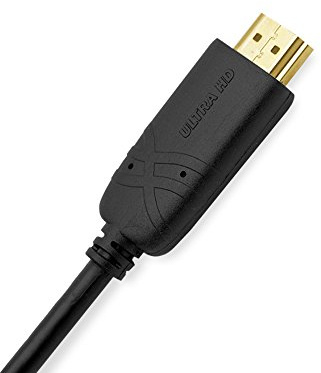 Cablesson Mini DisplayPort 1.2 to HDMI 2.0 Male Cable 3m 4K Resolution Mini DisplayPort Thunderbolt to HDMI HDTV Cable 3 Metre for Surface Pro 3 4 5 etc.