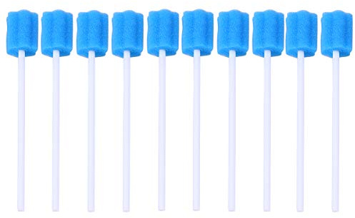 Supvox Einweg Mundpflegetupfer Schwammtupfer FüR Sanfte Zahnhygiene Und Altenpflege 10Cm MundschwäMme FüR TäGliche Mundreinigung Und Empfindliche ZäHne