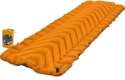 Klymit Colchoneta de Dormir Unisex 06I2OR02CEU, Naranja, Aislante estático V Lite, Talla única