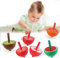 Zuzer Trottola in Legno,25PCS Giroscopio in Legno Colorato Trottola Legno Regali per Feste di Compleanno per Bambini(Modello Casuale) (Bois)