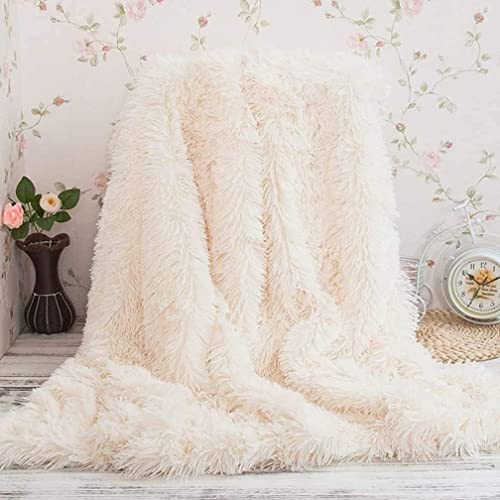 TIDWIACE Weiß Kuscheldecke Flauschig 200 x 230 cm, Super Warme Decke, Hochwertige Wohndecke, Weich & Komfort Decke, Sofadecke,Fleecedecke,Tagesdecke für Bett Sofa Schlafzimmer