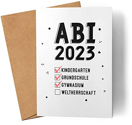 Abitur 2023 Weltherrschaft Karte Abitur Abi Abiprüfung Geschenkidee