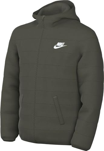 Nike Giacca Ragazzo/A Sportswear Low Synfl Jkt Adp, Cargo Khaki/Cargo Khaki/White, FD2845-325, L