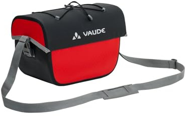 VAUDE Fahrrad Lenkertasche Aqua Box, 6 Liter Volumen, wasserdicht verschweißt, red, Einheitsgröße