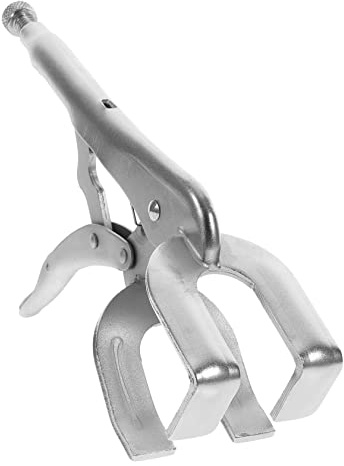Housoutil 11 Inch U-Shaped Welding Clamp Pliers for Cutting and Clamping Components, Adjustable Opening Steel Construction with Non-Deformation Feature for Welding Work
