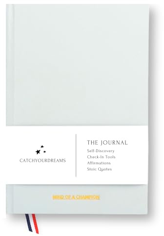 CATCHYOURDREAMS Mind Of A Champion - Diario di padronanza di sé e consapevolezza per uomini, grigio