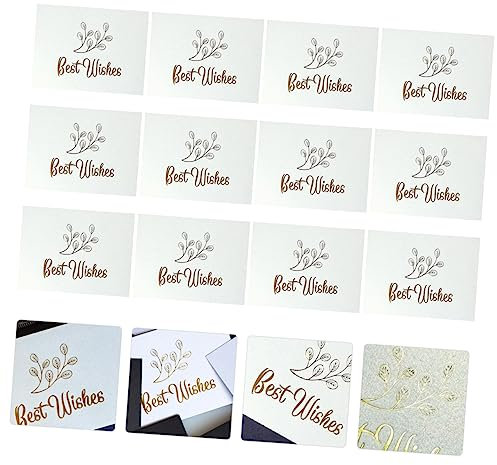 STOBOK 1 Satz 100 Stück Geschenkbox Dekorationskarte Hochzeitsgeschenkkarten Festival danke Grußkarten jubiläumskarte kreative geschenkkarten Glückwunschkarten zur Hochzeit bronzieren