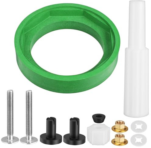 Uonlytech Toilettentankdichtung Kit Für Innentank Ersatz Dichtungssatz Mit Toilettentankbolzen Und Dichtung Für Standard-toilettenspülkästen Aus Nbr-gummi Zur Leckreparatur