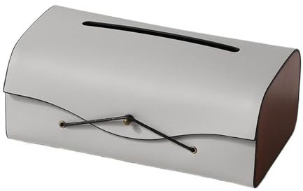 Kosmetiktücher Box Taschentuchbox-Abdeckung, rechteckig, PU-Leder, Kosmetiktuchspender, Boxhalter for Badezimmer, Waschtisch, Arbeitsplatte, Auto, Nachttisch, Büro für Esszimmer Badezimmer Schlafzimme
