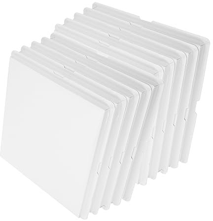 Cabilock Bases Para Tartas 10 Piezas Bandejas De Cartón Cuadradas Para Tartas Lisas De 8 Pulgadas Elegantes Y Atractivas Para Ocasiones Especiales