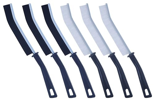 KONMAY 6PCS Hartborsten Eckenreinigungsbürste – Fugenreiniger Bad, Fugen- und Spaltreinigungsbürste, Crevice Brushes für Fliesen, Bad, Küche, Haushalt, Fensterrahmen, Duschkabinen und Nagelbürste