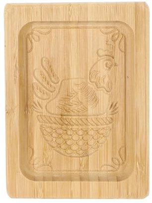 Holz Keksformen - Plätzchenformen aus Holz mit Antihaft-Beschichtung, Backformen für Weihnachten, Ostern, Geburtstag & Festtage, DIY Keksstempel für Kinder & Erwachsene (Huhn)