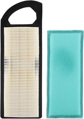 KSTE 795115 Filtro aria for Briggs e Stratton 697153 698083 697015 John Deere GY20573 M149171 Motore del trattore for falciatrice da giardino Z225 con kit di pre-pulizia