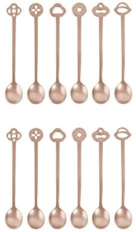 SAMBONET - Set 12 Cucchiaini Party Oriental Living Inox Antique Pvd Champagne