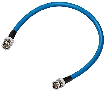 Bingfu Cavo Video Digitale SDI Prolunga BNC Belden 1694A 75 Ohm 30 cm | Cavo Coassiale da BNC Maschio a Maschio, per Videosorveglianza, Videocamera, Telecamere Video, Supporta HD 3G 6G 1080P 4K-UHD