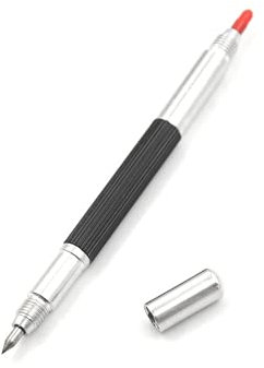 1 pezzo 145 mm punta in acciaio al tungsteno pinza per tracciare penna ceramica vetro shell metallo costruzione strumenti di marcatura