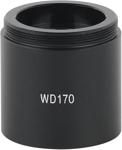 Mikroskop-Zubehör-Set, WD105, WD210, WD170, Barlow-Linse, 35-mm-Gewindemontage, Hilfsobjektiv, Kamera, C-Mount-Objektiv, Objektträger(WD170)